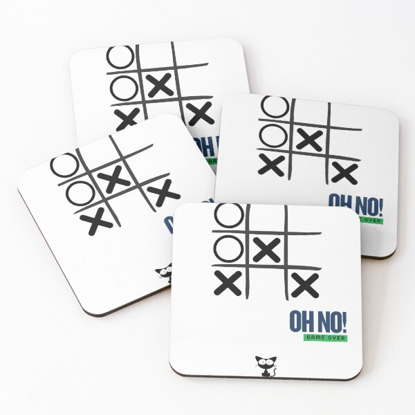 Item preview, Oh No! Game Over - Funny Tic-Tac-Toe Failure designed and sold by Error404!.