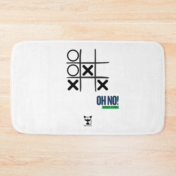 Item preview, Oh No! Game Over - Funny Tic-Tac-Toe Failure designed and sold by Error404!.