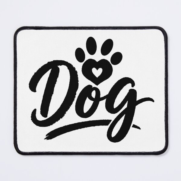 Item preview, Dog Script Minimalist Design Cute Dog Lover Typography Pet Lover Gift Simple Dog Mom Shirt designed and sold by InjeyArt.