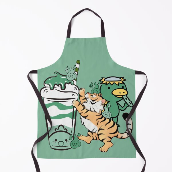 Item preview, Kawaii Tiger and Matcha Milkshake Kappa designed and sold by Kanniax.