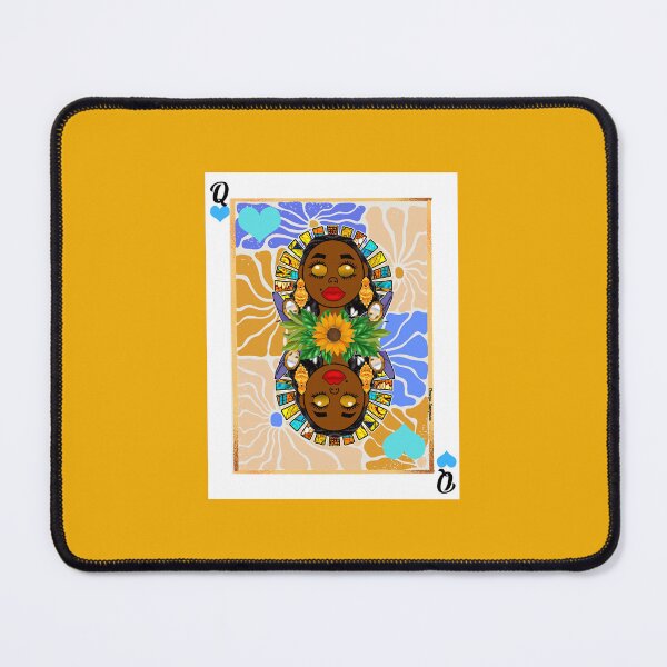 Item preview, Oshun Retro Flowers Playing Card designed and sold by artbyomega.