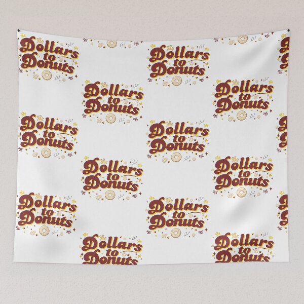 Item preview, Retro Old Saying - Dollars to Donuts - 60's-70's Saying designed and sold by LAJdesigns.