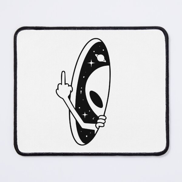 Item preview, Funny Alien Peeking Through Portal – Minimalist UFO Space Art & Sci-Fi Gift designed and sold by LoFi-OG.
