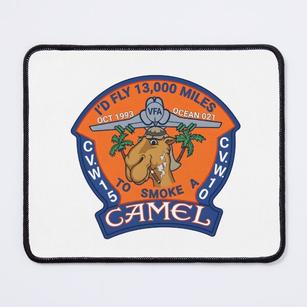 Item preview, VFA "I'd Fly 13,000 Miles to Smoke a Camel" Commemorative Patch designed and sold by CharlieDesings.