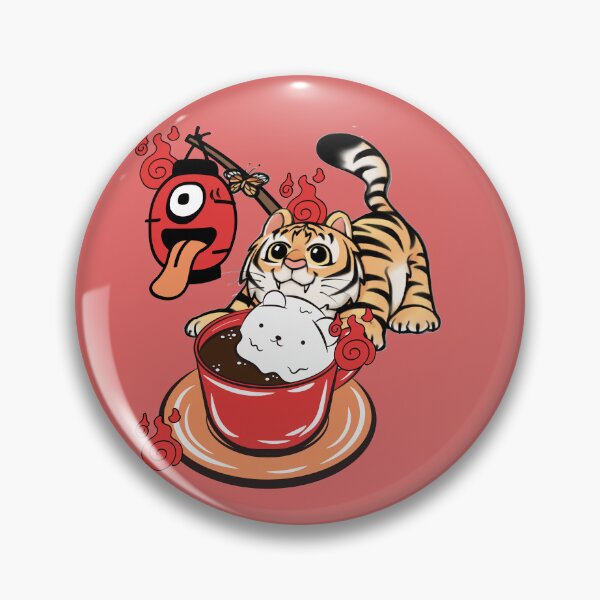 Item preview, Kawaii Tiger and Chochin Obake Coffee designed and sold by Kanniax.