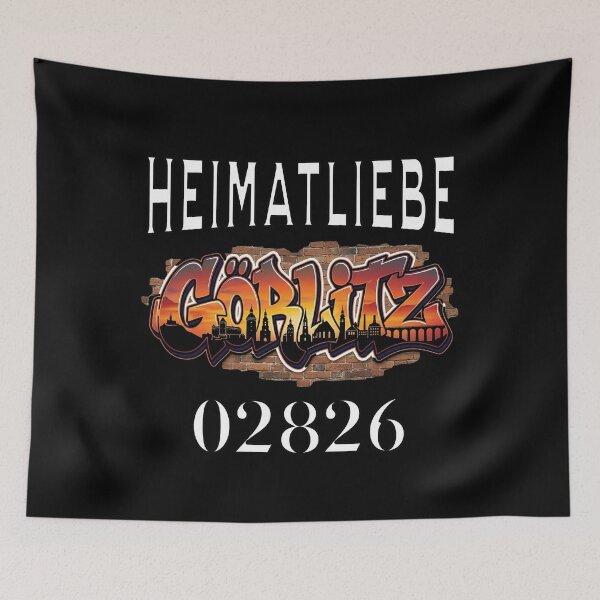 Item preview, Görlitz Hometown Love 02826 - Urban Graffiti Skyline designed and sold by HoshisWorld2018.