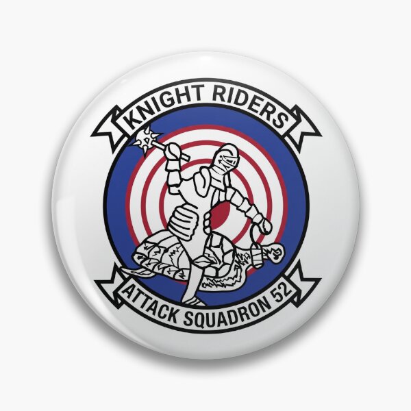 Item preview, Official Insignia of Attack Squadron 52 (VA-52) "Knight Riders" designed and sold by CharlieDesings.