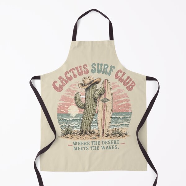Item preview, Cactus Surf Club - Retro Desert Beach Sunset designed and sold by rygenr8.