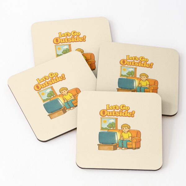Item preview, Let's Go Outside Funny Introvert Homebody Gift designed and sold by 757Prints.