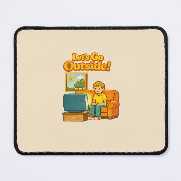 Item preview, Let's Go Outside Funny Introvert Homebody Gift designed and sold by 757Prints.