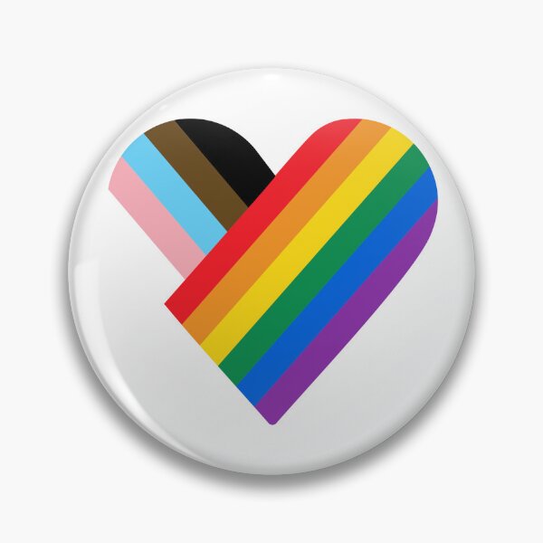 Item preview, Progress Pride Rainbow Heart Sticker designed and sold by KrisGraphic45.