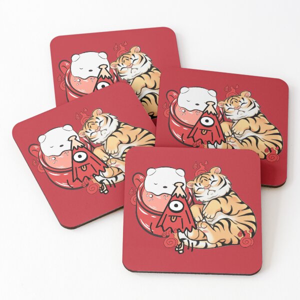 Item preview, Sleeping Kawaii Tiger and Kasa-obake Spirit designed and sold by Kanniax.
