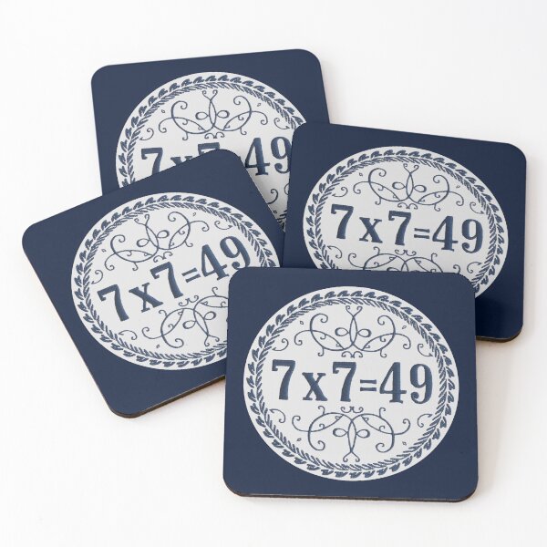Item preview, 7x7=49 Meme Vintage Floral Crest  designed and sold by SHELOPS.
