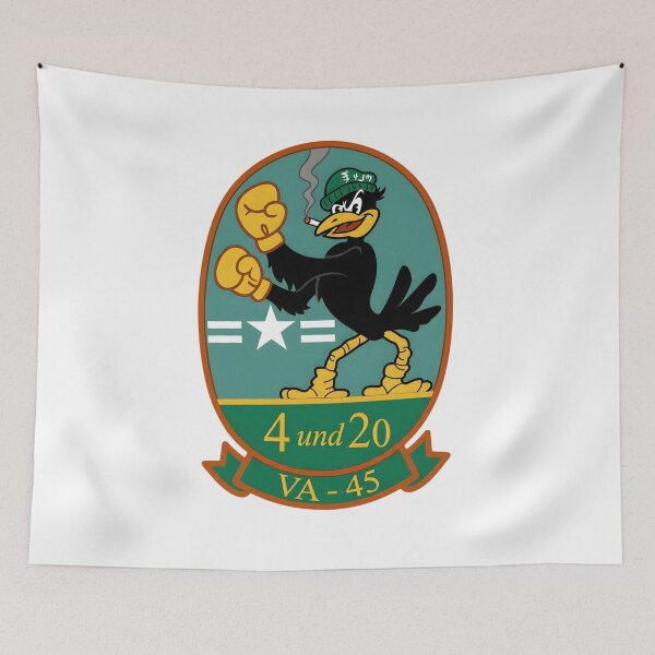 Item preview, Insignia of Attack Squadron 45 (VA-45) "Blackbirds" designed and sold by CharlieDesings.
