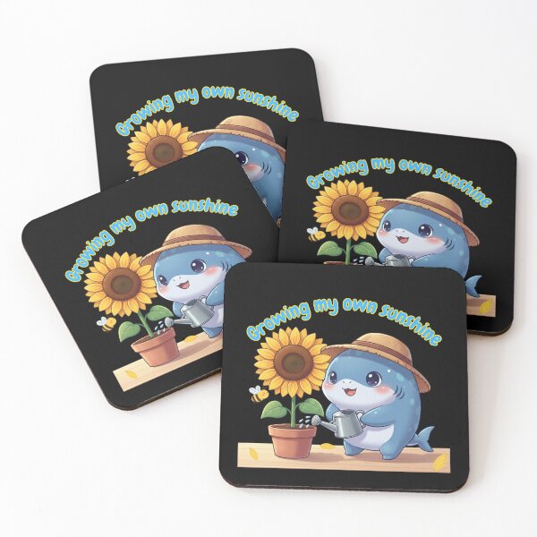 Item preview, Growing My Own Sunshine - Shark Summer Season designed and sold by Nature's Chibis.