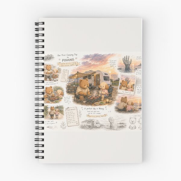 Item preview, Our First Camping Trip in Pohang designed and sold by bubuandfriends.