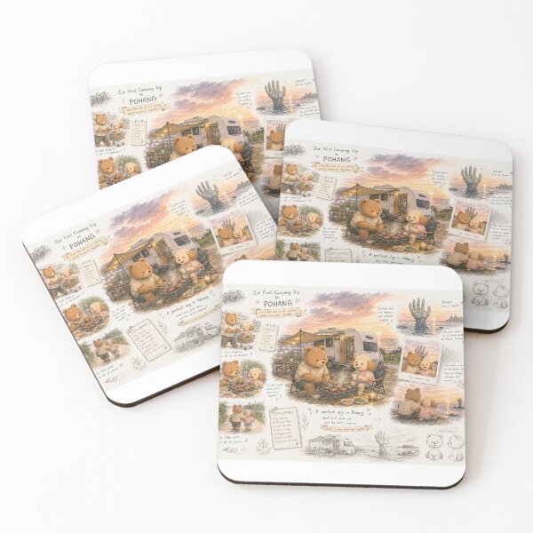 Item preview, Our First Camping Trip in Pohang designed and sold by bubuandfriends.