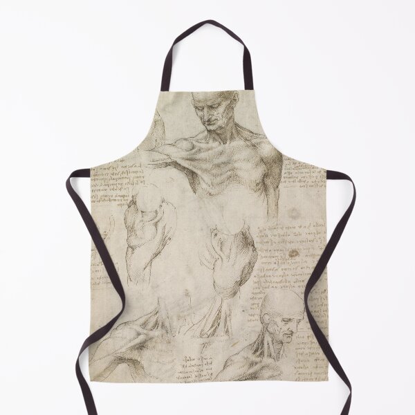 Item preview, Anatomic Drawing by Leonardo da Vinci: Renaissance anatomical study poster designed and sold by artofuniverse.