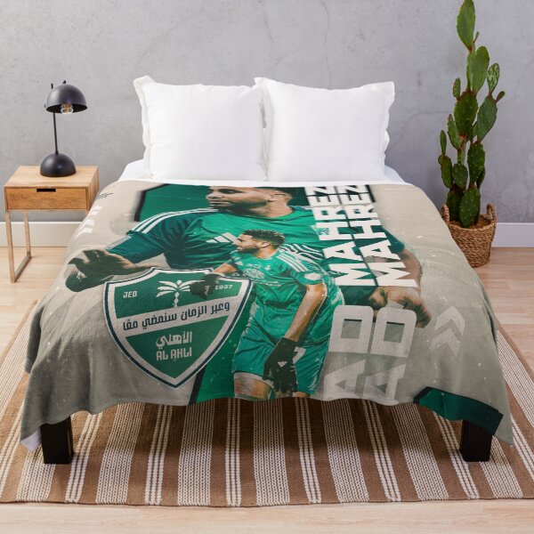 Item preview, Riyad Mahrez #7 - Al-Ahli Saudi Pro League Graphic Art designed and sold by Shopunte.