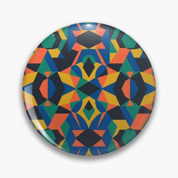 Item preview, Modern Geometric Abstract Art Pattern – Vibrant Bold Multi-Color Graphic designed and sold by YasmaShop.