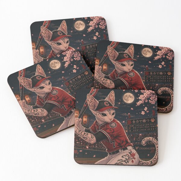 Item preview, Chamalion Agguy – Neko Baseball Night Energy Under the Full Moon designed and sold by Chamalion.