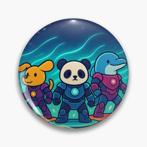 Item preview, Galactic Guardians – Puppy, Panda & Dolphin designed and sold by mbmstores.