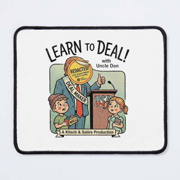 Item preview, Vintage Satirical Uncle Don Deal Maker Art designed and sold by VelvetArchives.