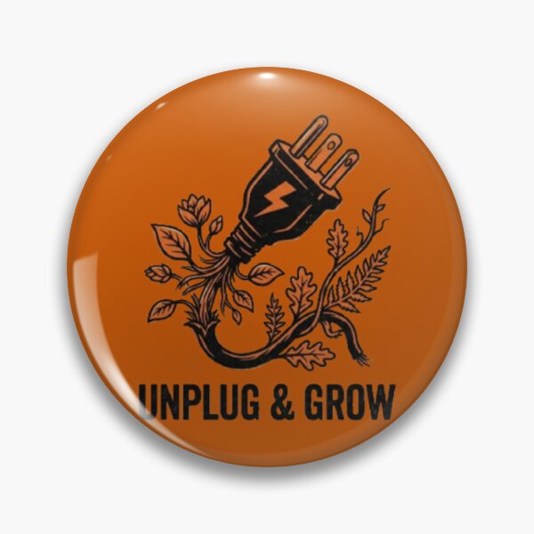 Item preview, Unplug & Grow - Natural Punk Aesthetic Graphic designed and sold by InnerwayStudio.