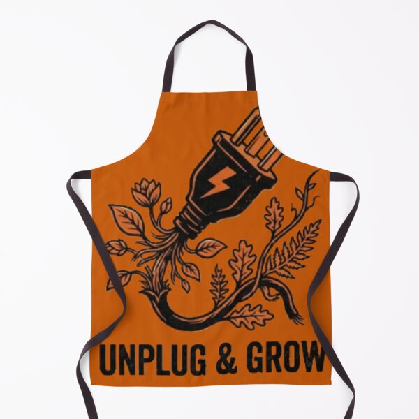 Item preview, Unplug & Grow - Natural Punk Aesthetic Graphic designed and sold by InnerwayStudio.
