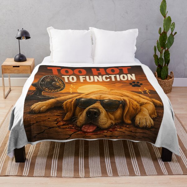 Item preview, Hot Weather Dog Meme designed and sold by PoojaArtLab.
