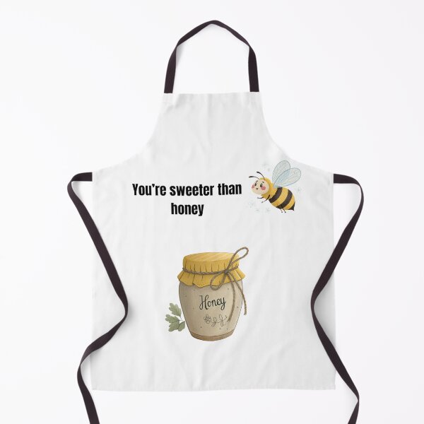 Item preview, Cute Bee and Honey - You're Sweeter Than Honey Quote designed and sold by PeplumiArt.