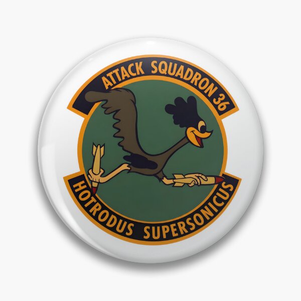 Item preview, Insignia of Attack Squadron 36 (VA-36) "Roadrunners" designed and sold by CharlieDesings.