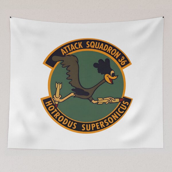 Item preview, Insignia of Attack Squadron 36 (VA-36) "Roadrunners" designed and sold by CharlieDesings.