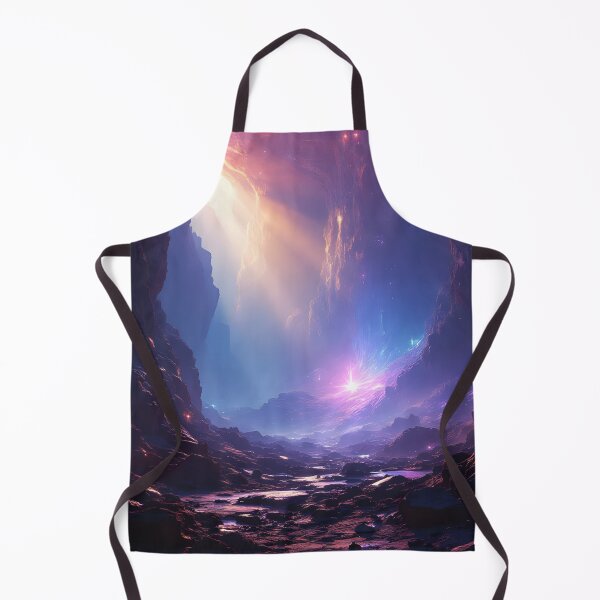 Item preview, Cosmic Light Portal Cave – Sci Fi Fantasy Universe Landscape designed and sold by DreamyWallVibes.