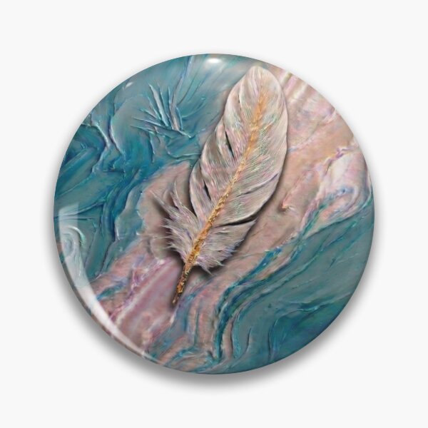 Item preview, Nafas Wing - Khayal Modern Arabic Calligraphy Feather Art designed and sold by Nafas Wing.
