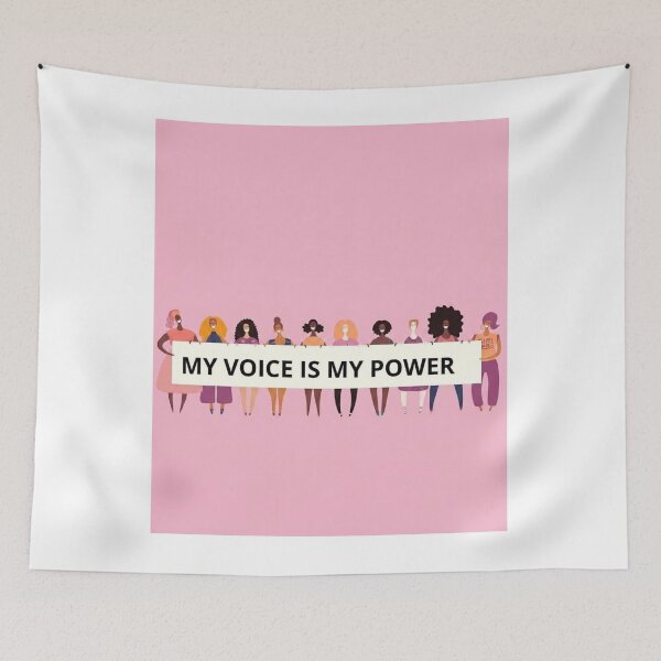 Item preview,  My Voice Is My Power - Feminist Empowerment Design designed and sold by Mastalina99.