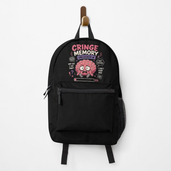 Item preview, Cringe Memory Unlocked Funny Anxiety Brain Meme Design designed and sold by MotylekAnia.