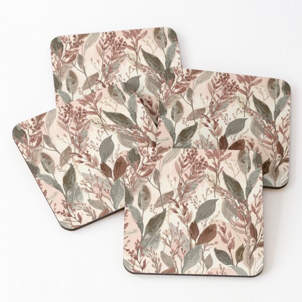 Artikelvorschau, Erdiges, botanisches Boho-Muster in Terrakotta-Salbei und Rosé entworfen und verkauft von ArtDesignRemix.