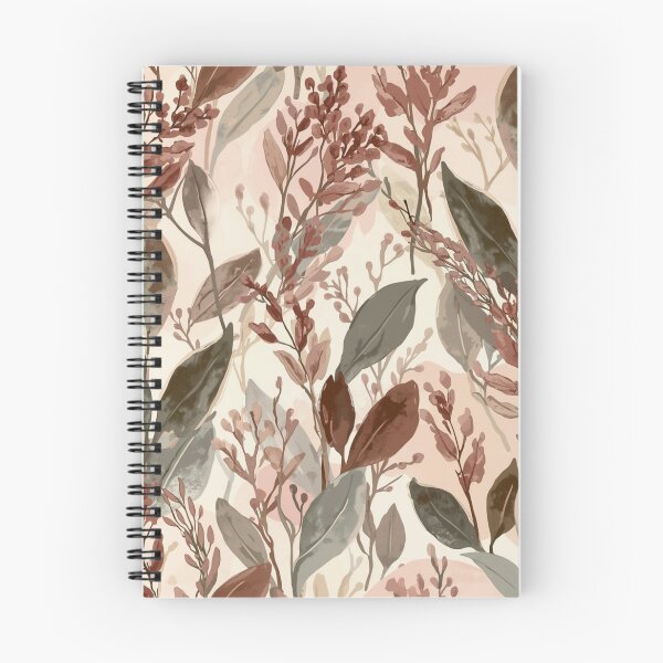 Item preview, Earthy Boho Botanical Pattern in Terracotta Sage and Blush designed and sold by ArtDesignRemix.