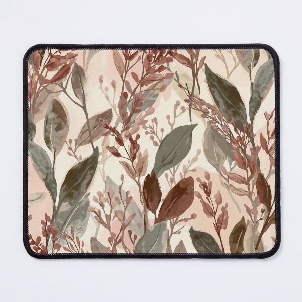 Item preview, Earthy Boho Botanical Pattern in Terracotta Sage and Blush designed and sold by ArtDesignRemix.
