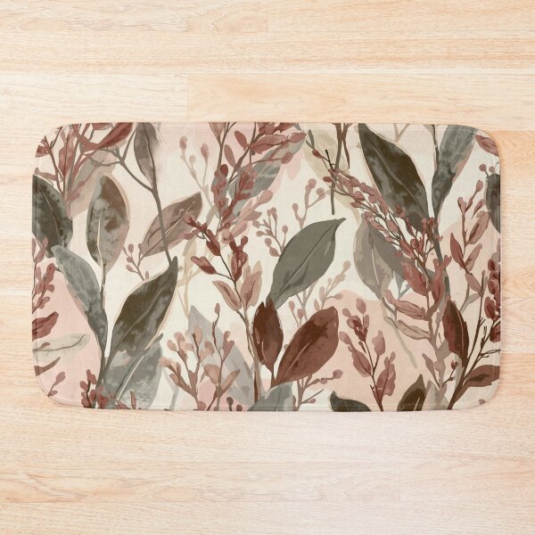 Item preview, Earthy Boho Botanical Pattern in Terracotta Sage and Blush designed and sold by ArtDesignRemix.
