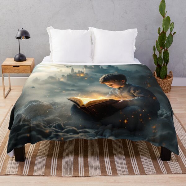 Item preview, Magical Storybook Dream – Fantasy Castle Glow Art Print designed and sold by DreamyWallVibes.