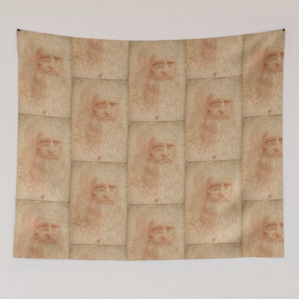 Item preview, Autoritratto by Leonardo da Vinci: High Renaissance Portrait Study designed and sold by artofuniverse.
