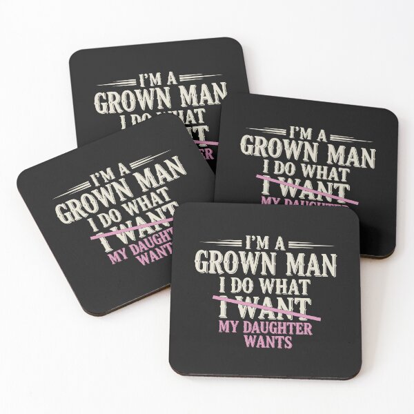 Item preview, Girl Dad Funny I’m A Grown Man I Do What My Daughter Wants Father's Day Gift  designed and sold by alenaz.