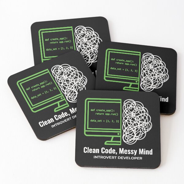 Item preview, Clean Code Messy Mind Funny Programmer Logic Gift designed and sold by Ixnor.