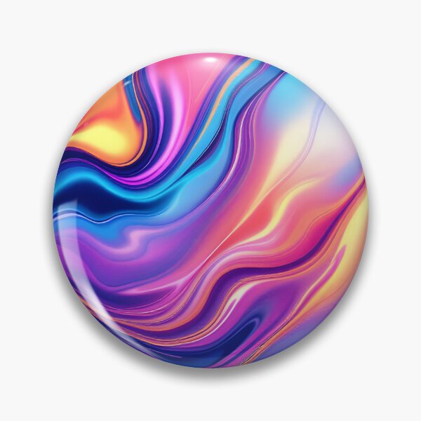 Item preview, Neon Fluid Gradient Waves – Abstract Color Flow Aesthetic Design designed and sold by DreamyWallVibes.