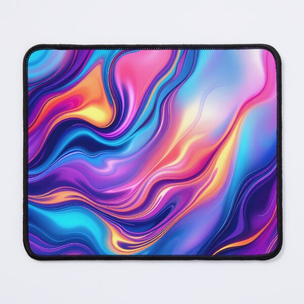 Item preview, Neon Fluid Gradient Waves – Abstract Color Flow Aesthetic Design designed and sold by DreamyWallVibes.
