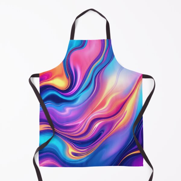 Item preview, Neon Fluid Gradient Waves – Abstract Color Flow Aesthetic Design designed and sold by DreamyWallVibes.