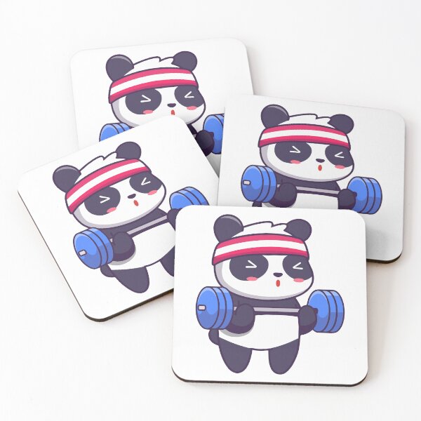Item preview, Fitness Panda Lifting Barbell Workout designed and sold by mbtikt.
