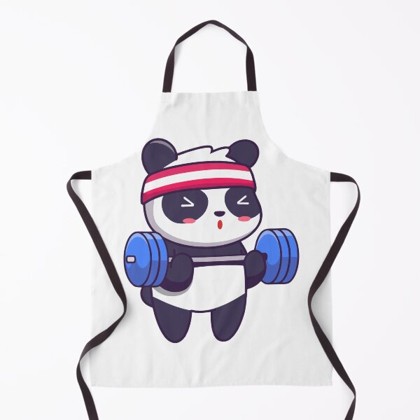 Item preview, Fitness Panda Lifting Barbell Workout designed and sold by mbtikt.